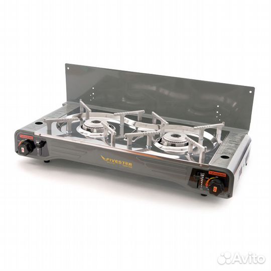 Плита газовая портативная двухкомфорочная