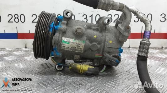 Компрессор кондиционера Peugeot 308 T7 2008