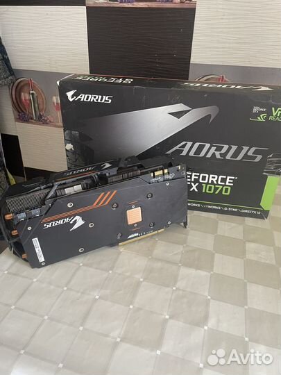Видеокарта Gigabyte Aorus gtx 1070