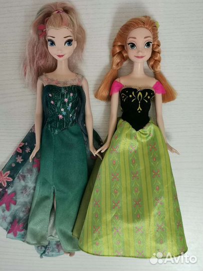 Эльза и Анна парой 2 куклы Холодное сердце Disney