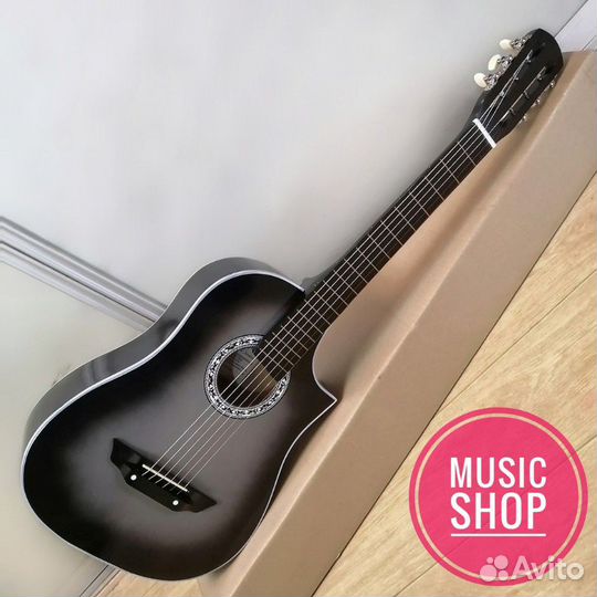 Гитара новая акустика с широким грифом