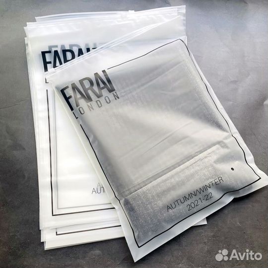 Пакеты Зип Лок белый матовый от 500шт