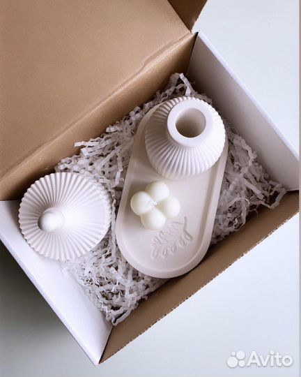 Подарочный набор, изделия из гипса, домашний декор