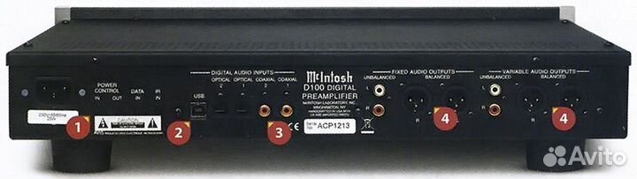 Предусилитель McIntosh D100