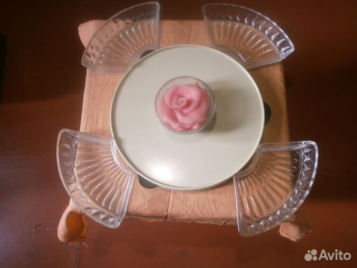 Подставка под торт вращается