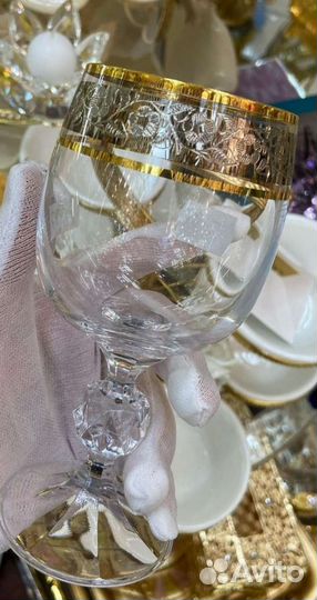 Фужеры бокалы Богемия