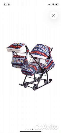 Коляска санки