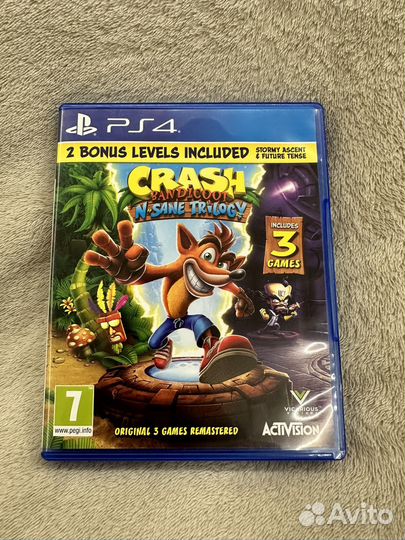 Crash Bandicoot n sane trilogy ps4