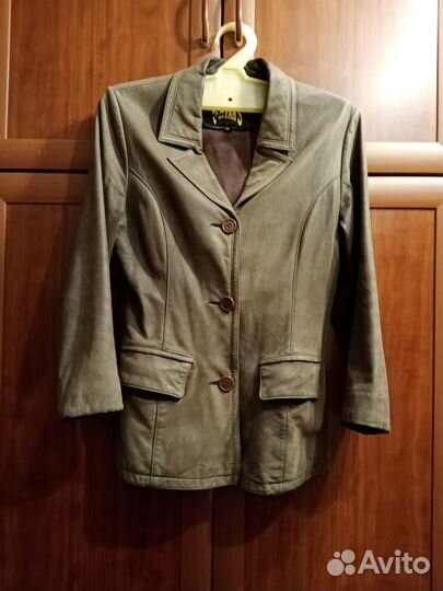 Кожаный пиджак