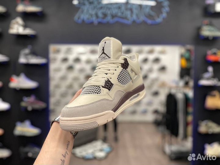 Кроссовки nike Jordan 4 beige новые