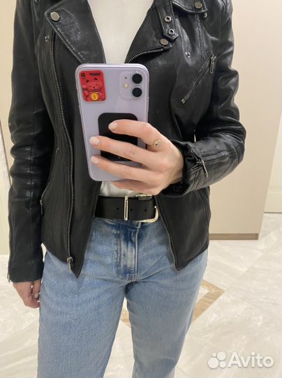 Куртка кожаная женская