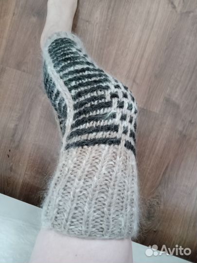 Наколенники из натуральной овечьей шерсти