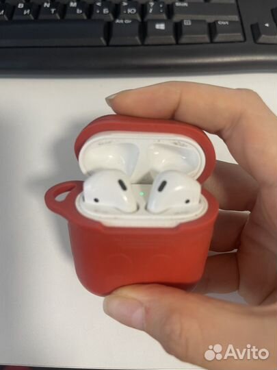 Кейс для airpods 2 + наушники