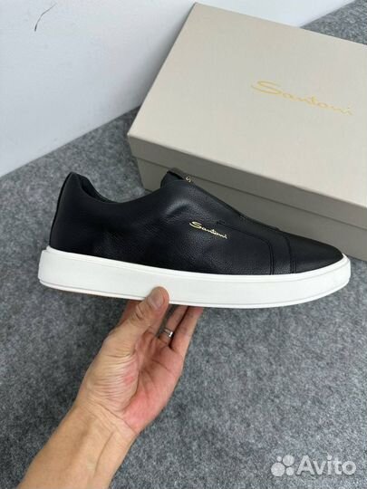 Слипоны мужские santoni