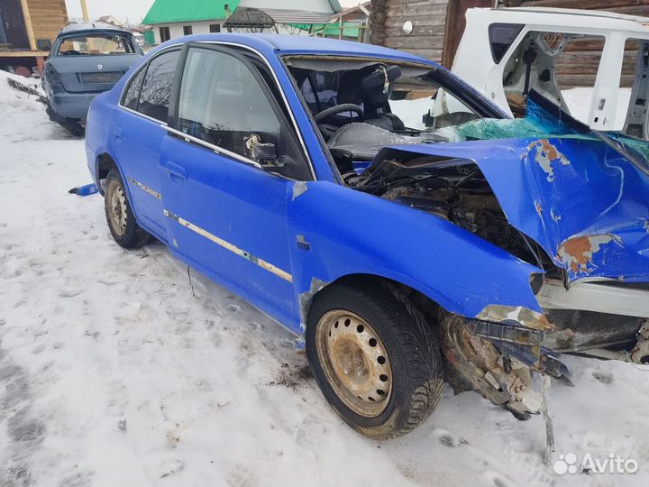Honda civic 7 разбор