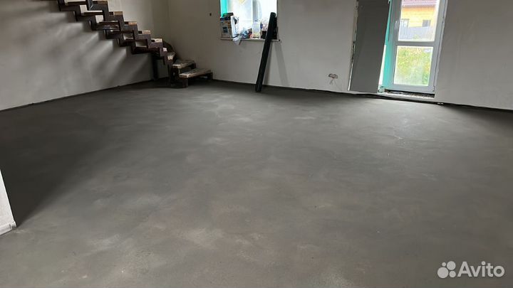 Механизированная стяжка пола. Бесплатный замер