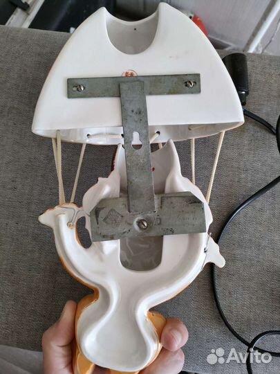 Светильник СССР Львенок фарфор