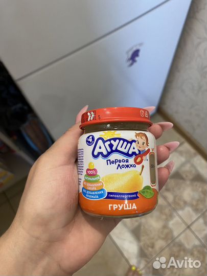 Фруктовое пюре агуша
