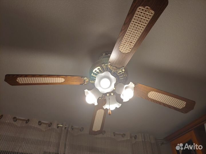 Люстра-вентилятор потолочная СССР б/у