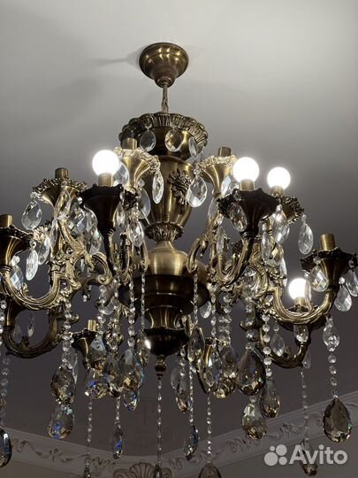 Люстра бронза