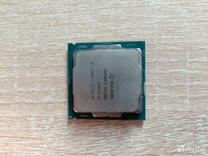 Процессор intel core i3 9100f