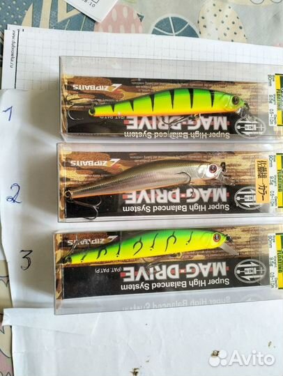 Воблеры Zip baits rigge 90 SP;F;Deep90F