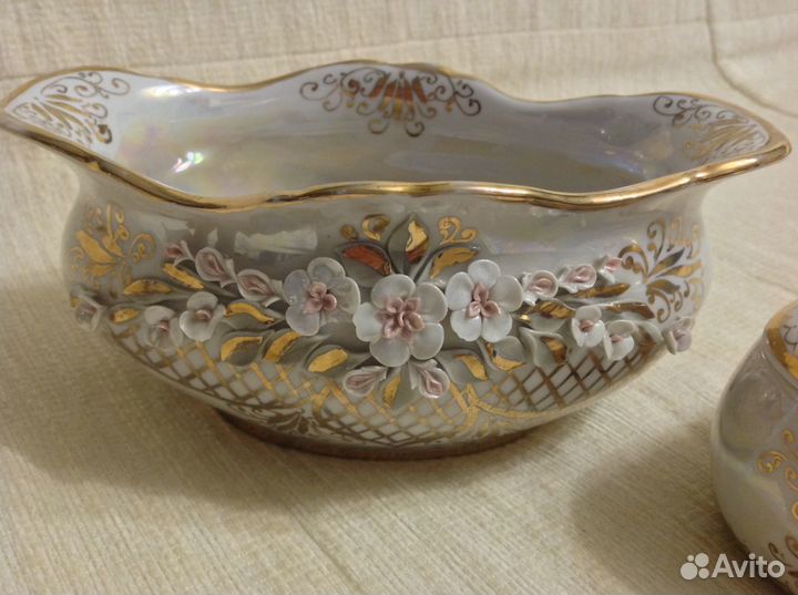 Конфетница Винтаж Кисловодский фарфор