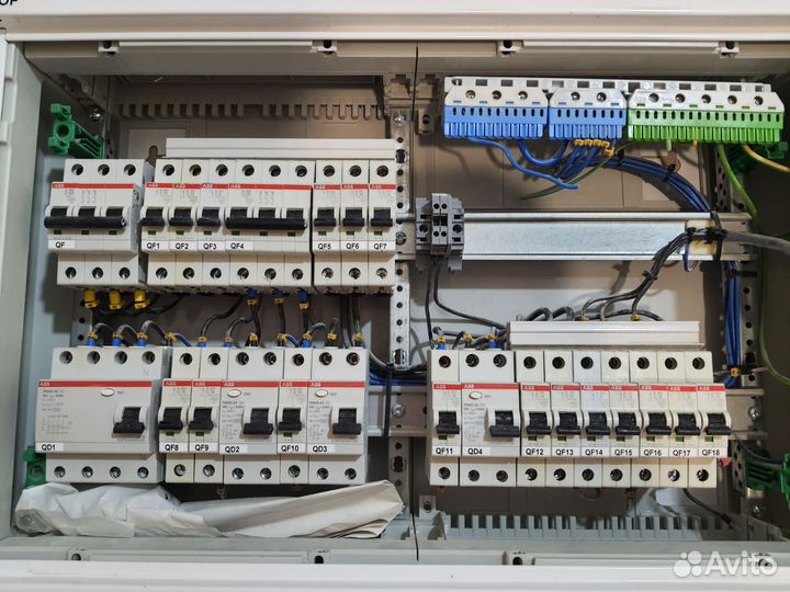 Трехфазный электрический щит