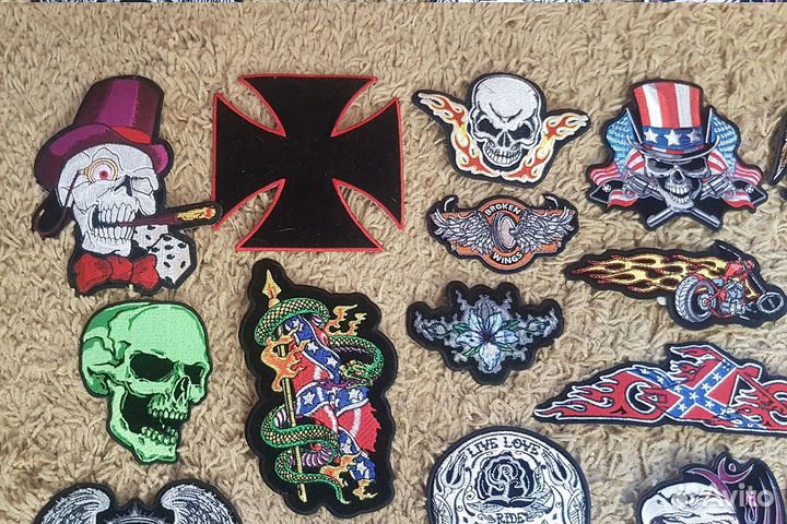 Байкерские нашивки Hot Leathers