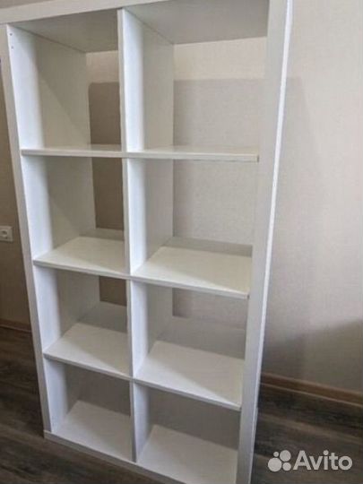 Kallax Стеллаж ikea,под беленый дуб 77x147 см