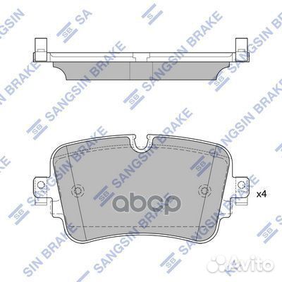 SP4109 колодки дисковые задние Audi Q7 (4M) 1