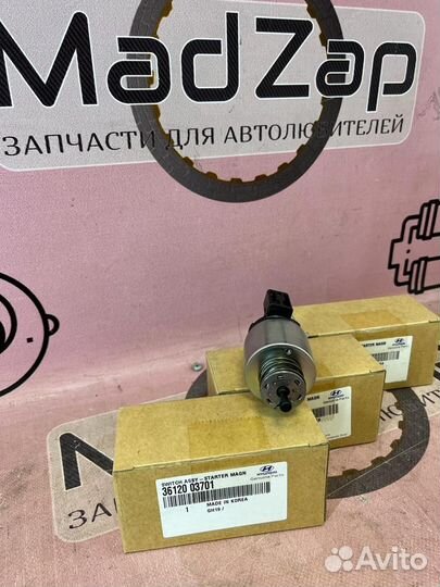 Втягивающее реле стартера Solaris Rio 1.4L 17-23