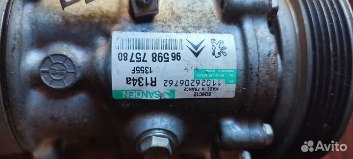 Компрессор кондиционера пежо peugeot 308 ep6