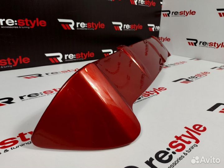 Спойлер Наверх Nissan Note 12 Красный