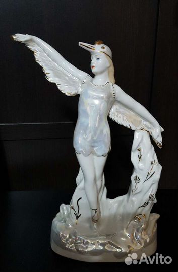 Статуэтка Балерина-Аист. Фарфор дфз Вербилки