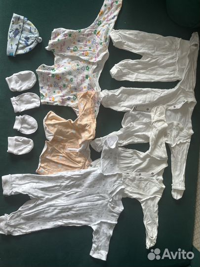 Детские вещи пакетом от 0 до 3х месяцев