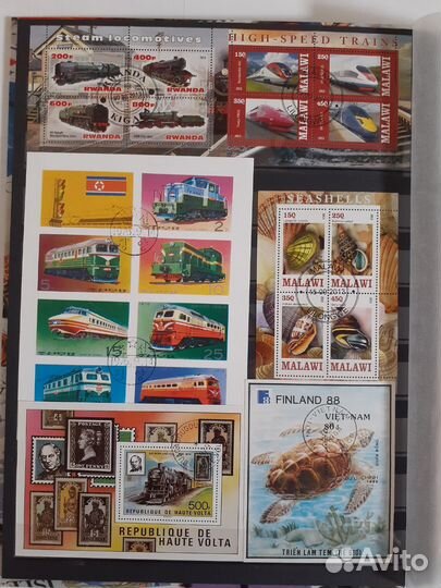 Почтовые блоки иностранных государств