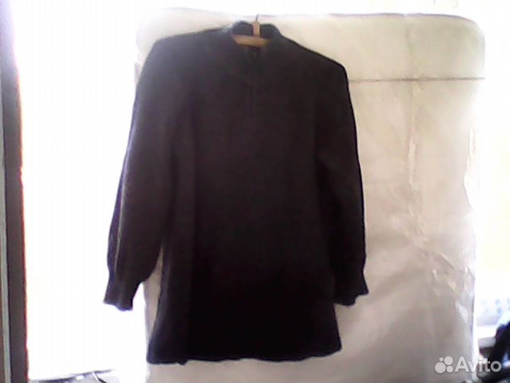 Свитер мужской, шерстяной, р.52-54, цвет серый