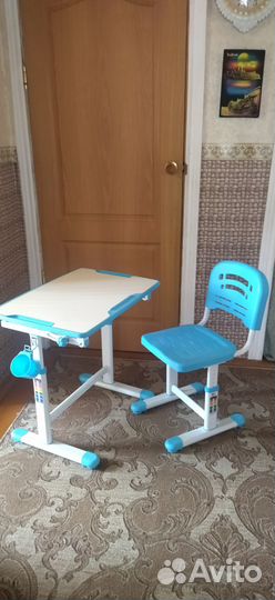 Детский стол и стул растущая парта