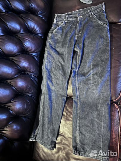 Джинсы темно синие anteater беги sk8