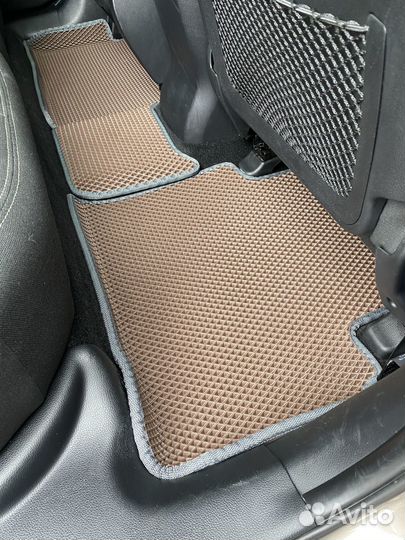 Ева коврики eva с бортами в автомобиль