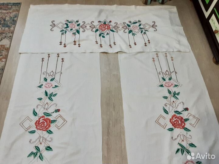 Шторы ручной работы старинные