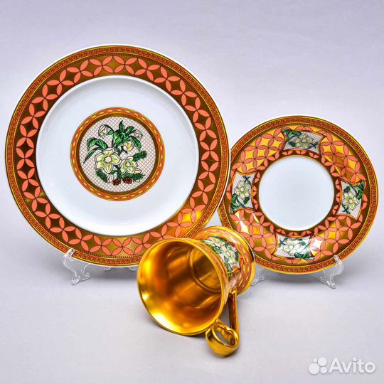 Фарфоровая Чайная тройка