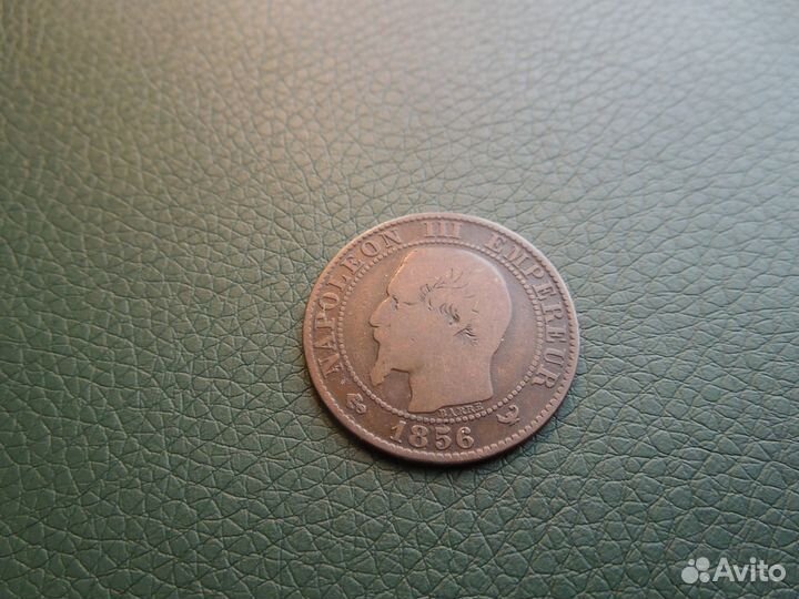 5 сантимов 1853-1864 Франция Наполеон III