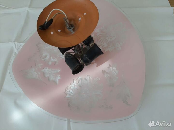 Люстра стекло б/у СССР