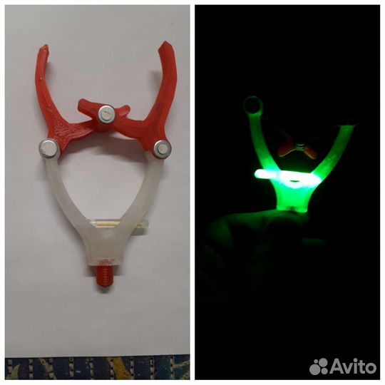 Подставка для удочки с фиксатором и резьбой 2шт