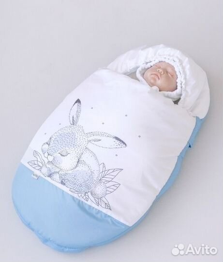 Зимний конверт на выписку для новорожденных