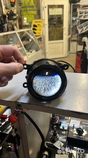 LED птф линза для Лада Vesta, X-Ray, Гранта FL