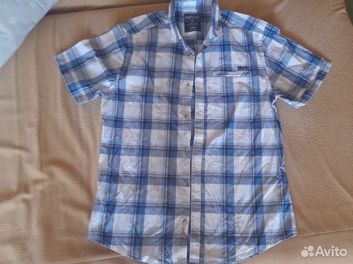 Рубашка в клетку 158