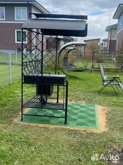 Мангал 3 мм с печью под казан